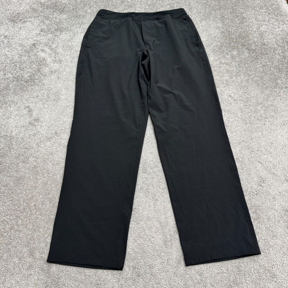 Joseph Abboud Heritage Stretch Woven Active Pants Mens Medium Black Original NWT